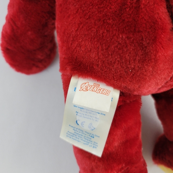 Build A Bear Marvel Avengers Iron Man Bear Plush Stuffed Animal - Picture 14 of 16